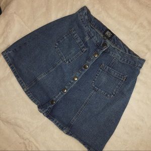 Urban Outfitters Button Down Denim Skirt